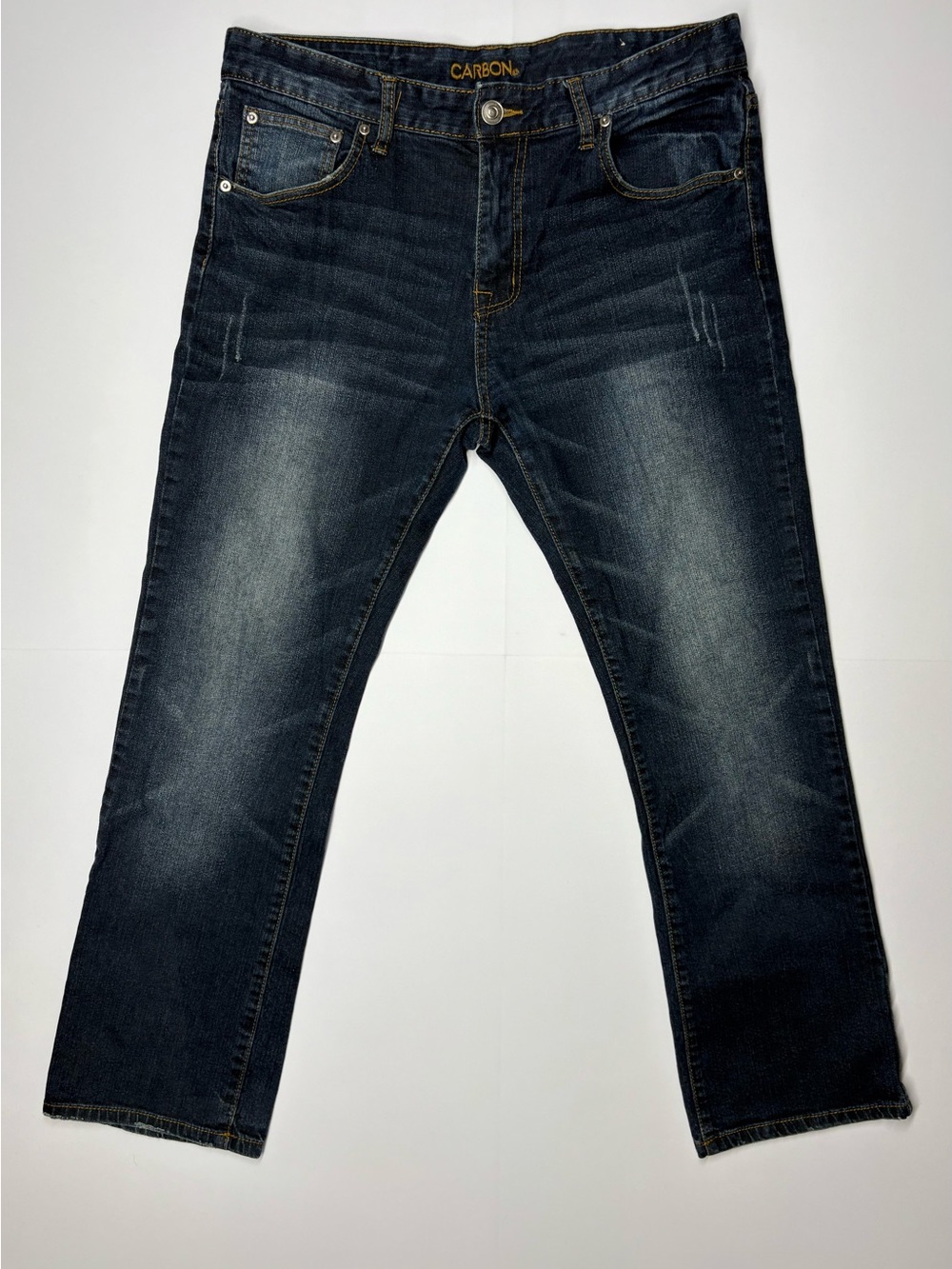 Carbon Men's Dark Blue Bootcut Jeans